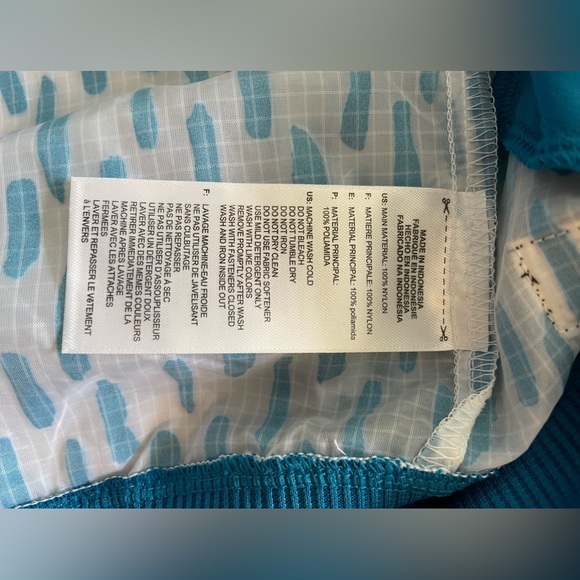 Adidas blue/white dot snap jacket XL - Picture 6 of 6